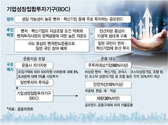 기업성장집합투자기구(BDC)/그래픽=임종철