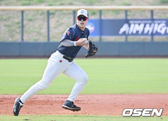 [OSEN=타이난(대만), 이석우 기자] 롯데 자이언츠 고승민 / foto0307@osen.co.kr