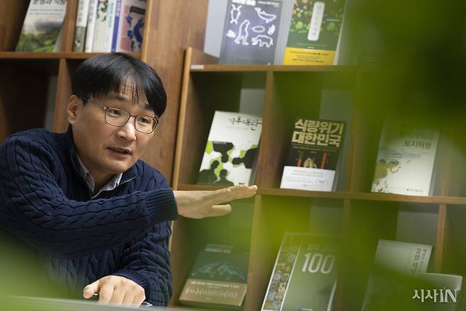 한국정밀농업연구소장 남재작씨. ⓒ시사IN 이명익