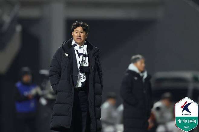 김도균 서울이랜드 감독. /사진=한국프로축구연맹 제공