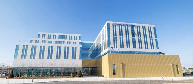 지난해 말 준공된 국내 최초 익산 그린바이오 벤처캠퍼스 전경./사진 제공=익산시