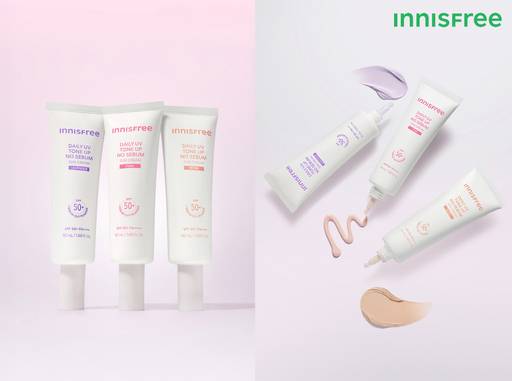이니스프리 신제품 '데일리 유브이 톤업 노세범 선크림' /아모레퍼시픽.