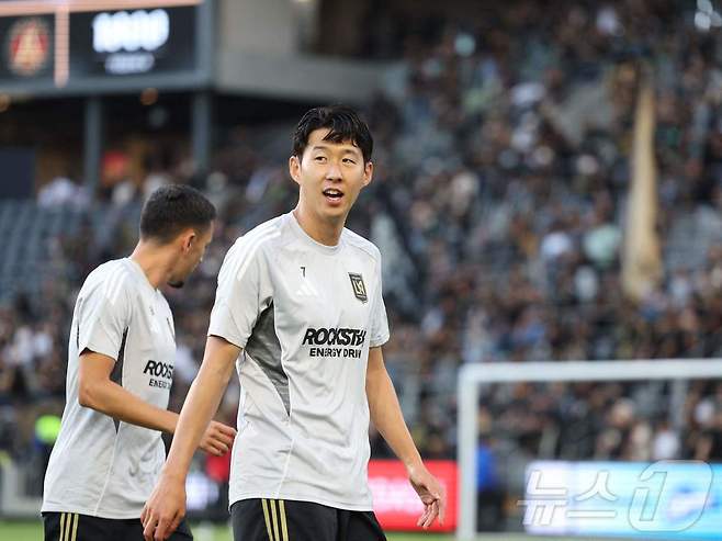 MLS LA FC의 손흥민. ⓒ AFP=뉴스1
