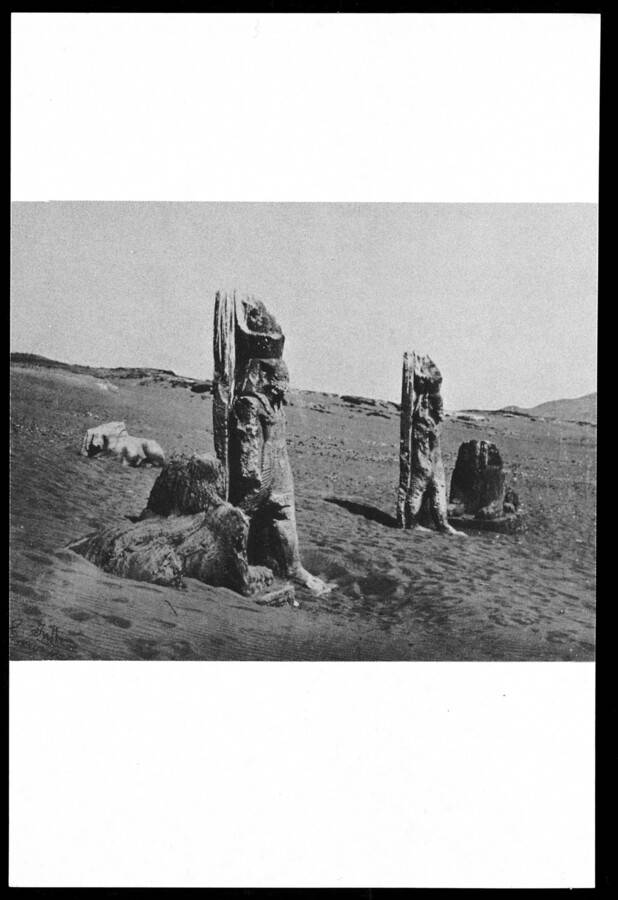 차학경의 ‘딕테’ 속 ‘19세기 누비아의 거상과 스핑크스’ 모습. 문학사상 제공