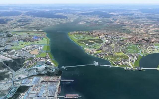 전남 해남·영암 기업도시 조감도. 해남군 제공