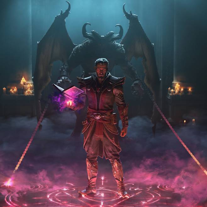 '디아블로' 프랜차이즈 신규 직업 '악마술사'. 블리자드 제공