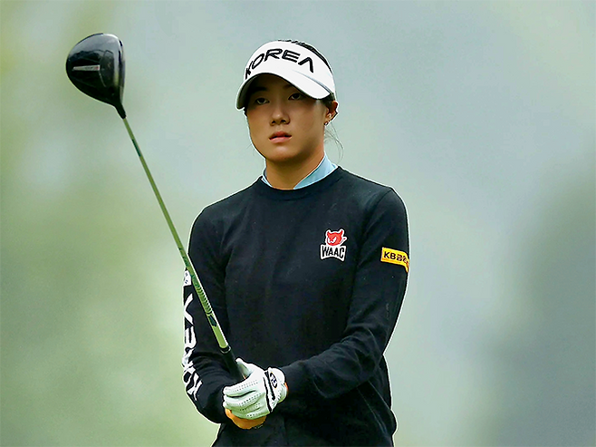 양윤서 2라운드. 사진=제8회 아시아태평양골프연맹 여자아마추어선수권대회 조직위원회 제공