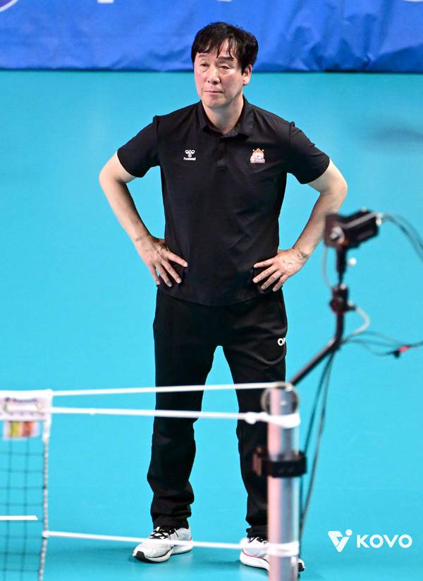 신영철 감독은 ‘애버리지’의 중요성을 강조했다. 사진 제공= KOVO