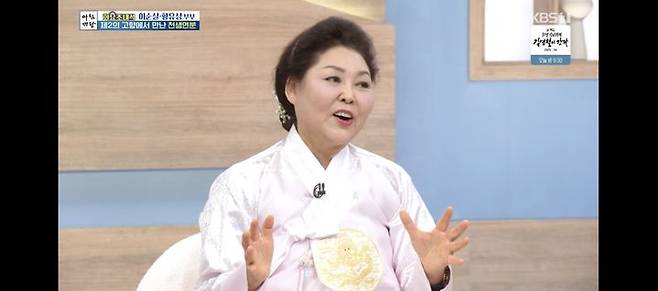 [서울=뉴시스] 이순실. (사진 = KBS 1TV '아침마당' 캡처) 2026.02.17. photo@newsis.com *재판매 및 DB 금지