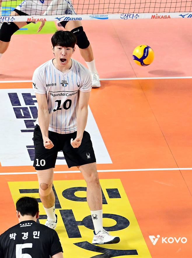 현대캐피탈 김진영. KOVO 제공