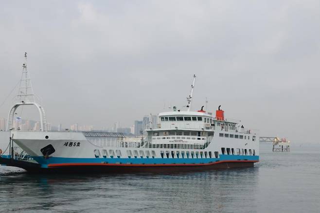 인천 월미도∼영종도 차도선 '세종5호' [촬영 황정환]