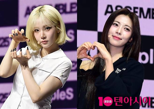 트리플에스 김나경, 서다현/ 사진=텐아시아 DB