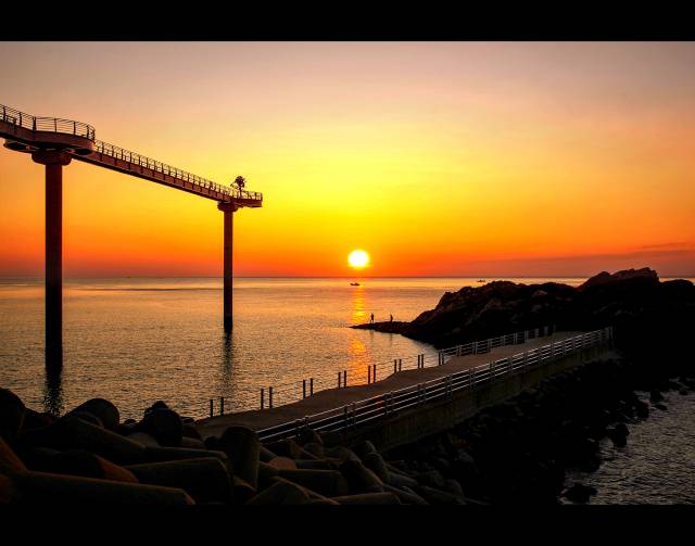 스카이워크에서 바라본 일출. 매일신문DB