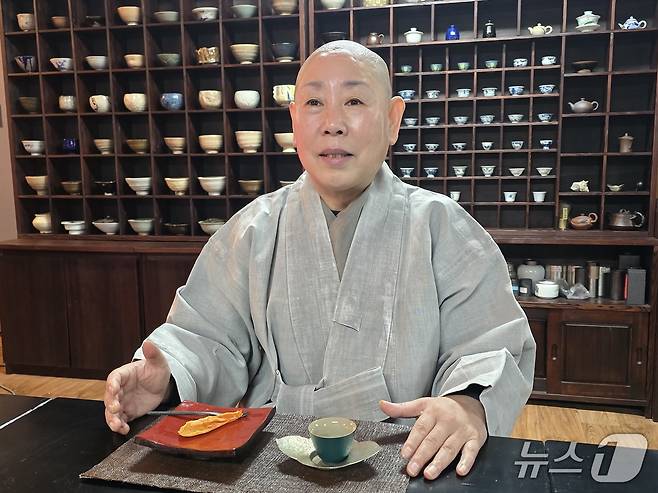 청량사, 황룡사 주지 보혜 스님. ⓒ News1 임순택 기자