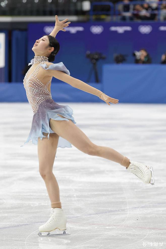 올림픽 데뷔전이었던 쇼트프로그램에서 큰 실수 없이 9위에 오른 이해인. 밀라노=전영한 기자 scoopjyh@donga.com