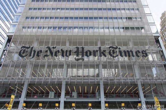 미국 뉴욕주 뉴욕시 8번가 620번지 뉴욕타임스(NYT) 사옥. 2025.11.11. /사진=성시호 shsung@