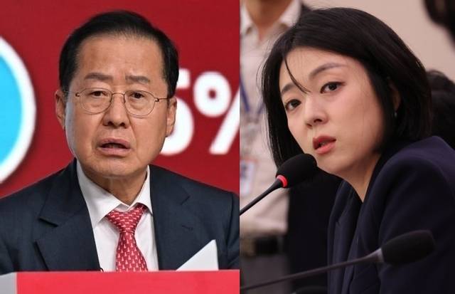 홍준표 전 대구시장(왼쪽사진), 배현진 의원. 연합뉴스 자료사진