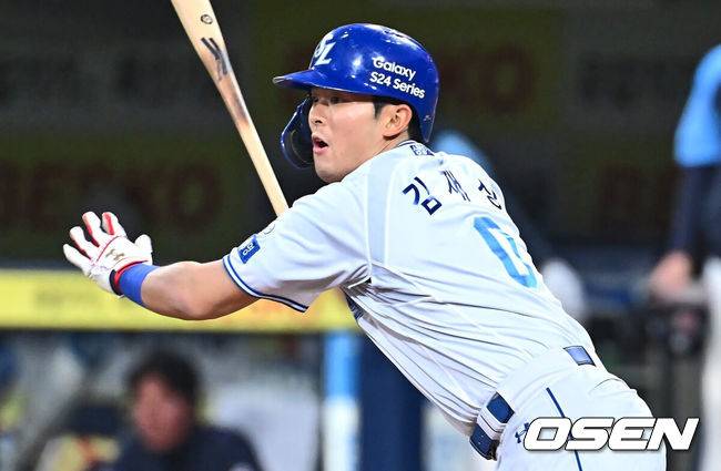 [OSEN=대구, 이석우 기자] 삼성 라이온즈 김재상 037 2024.05.03 / foto0307@osen.co.kr