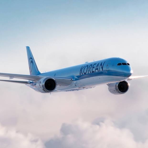 신규 CI가 적용된 대한항공 기체. 사진 제공=대한항공