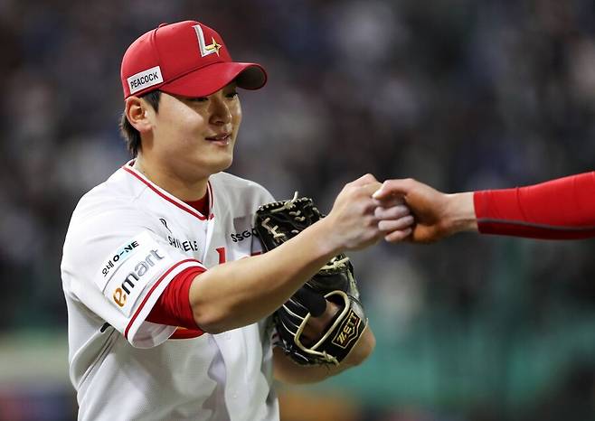 ▲ 지난해 리그 최고 마무리 중 하나였던 조병현은 WBC 출전에 앞서 정상적인 컨디션을 과시했다 ⓒSSG랜더스