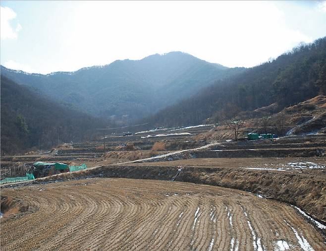 우산봉 보루 전경./사진=대전시 제공