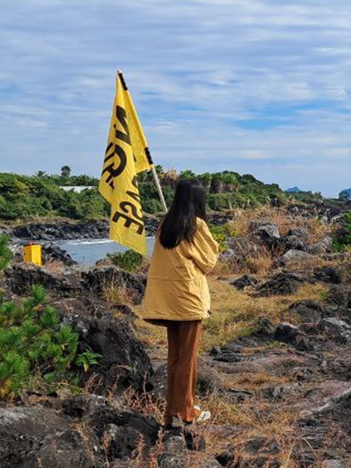 지슬 강정평화 활동가.
