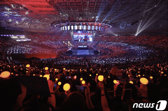 '2024 리그오브레전드 챔피언스 코리아(LCK) 스프링' 결승전.(사진=뉴스1)