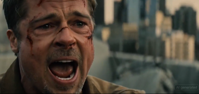 아일랜드 출신 영화 감독 루어리 로빈슨은 지난 11일(현지시간) 사회관계망서비스(SNS) X(옛 트위터)에 영화 배우 브래드 피트와 톰 크루즈가 전투를 벌이는 15초 분량의 영상을 게재했다. 영상은 중국 틱톡의 모회사 바이트댄스의 AI 영상 생성 모델 '시댄스 2.0'로 제작됐다. X 캡처