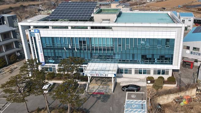 홍성군 농업기술센터 청사 전경.