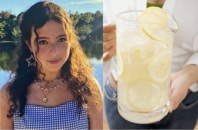 미국의 여대생 사라 카츠(좌)는 카페에서 레모네이드 음료를 마신 뒤 불과 몇 시간 만에 심정지로 숨졌다./사진=펜실베이니아대, 클립아트코리아