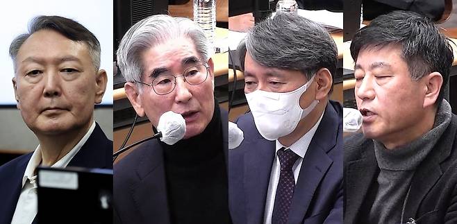 왼쪽부터 윤석열 전 대통령·김용현 전 국방부장관·조지호 전 경찰청장·노상원 전 국군정보사령관 [사진=연합뉴스]