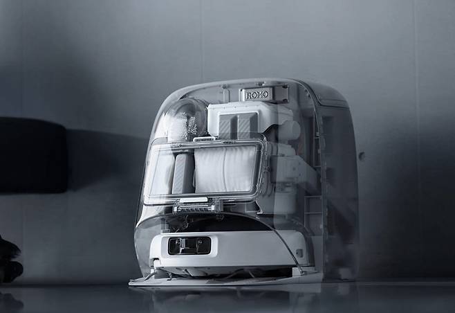 중국 DJI가 출시한 로봇청소기 '로모'. 사진=DJI 네이버 브랜드스토어 캡처