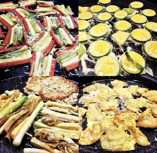 거실 가득 퍼지는 고소한 기름 냄새 이면에는 주부들의 허리와 관절이 감내해야 할 명절의 무게가 담겨 있다. 사진=김현주 기자