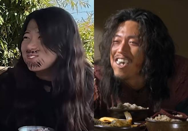 최지호 주무관, ‘추노’ 영상. 사진|유튜브 채널 ‘충TV’(왼), KBS2 ‘추노’ 영상