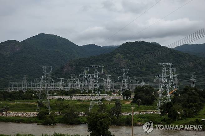 에티오피아 르네상스댐 송전소 [EPA 연합뉴스 자료사진. 재판매 및 DB 금지]