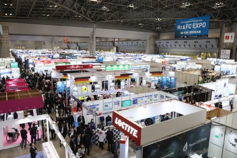 ▲'스마트 에너지 위크' 2025년 봄 전시회 전경