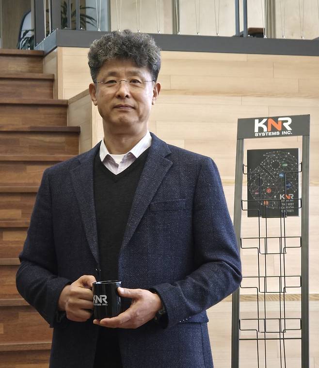 ▲김명한 케이엔알시스템 대표
