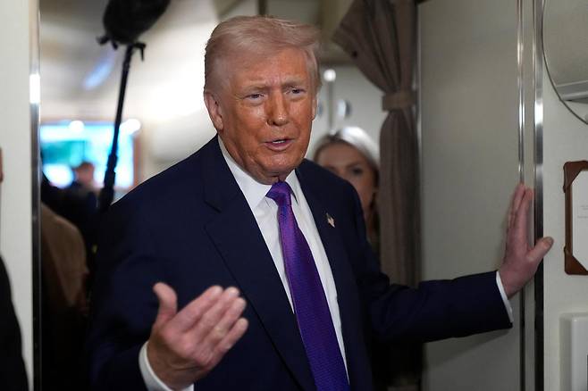 도널드 트럼프 미국 대통령. AP=뉴시스