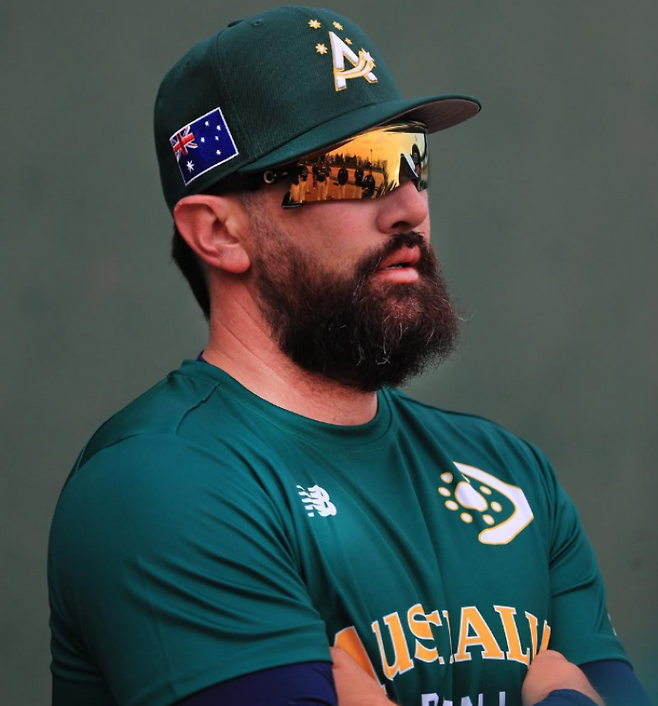 호주 야구대표팀 투수 토드 밴 스틴셀. [사진 토드 밴 스틴셀 SNS]