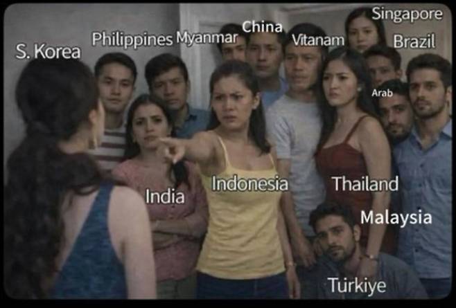 '한국 대 동남아' 누리꾼 갈등. SNS캡처