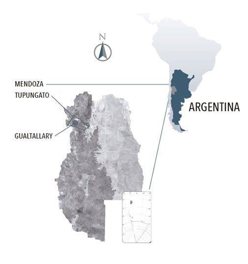 투풍가토와 알타구아리 위치.