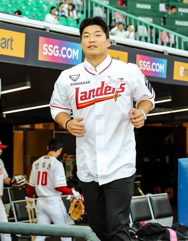 ▲ 힘과 장타력에서 확실한 잠재력을 가지고 있다는 평가를 받는 장재율 ⓒSSG랜더스