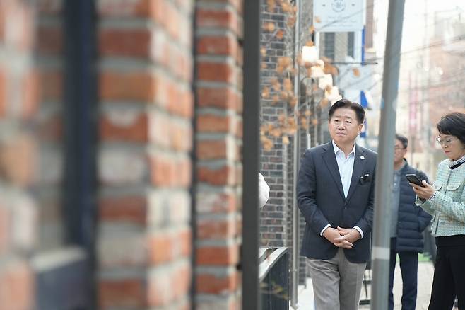서울 성수동을 찾은 오영훈 지사 / 사진=제주도