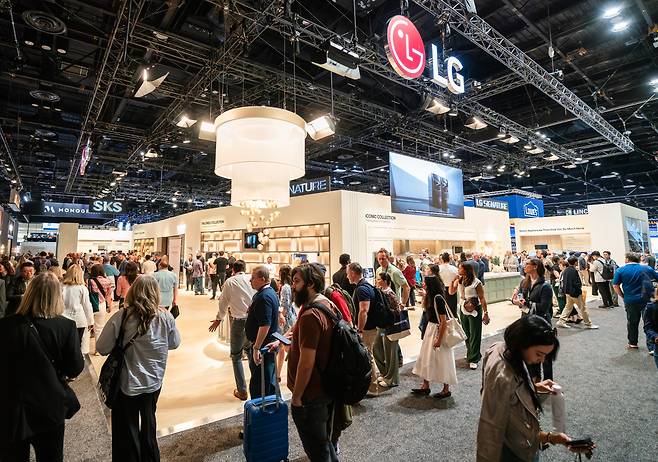 LG전자가 현지시각 17일부터 19일까지 미국 올랜도에서 열린 북미 최대 주방·욕실 전시회 'KBIS 2026'에 참가했다./사진=LG전자