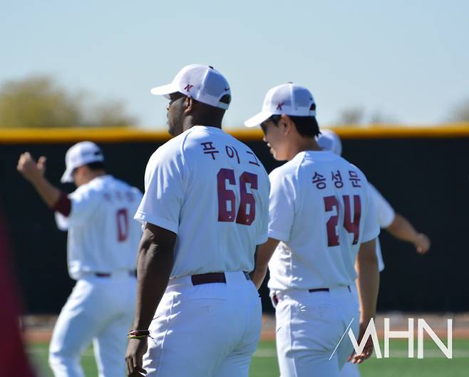 (한국프로야구 키움 시절의 송성문)