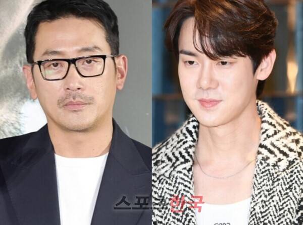 하정우, 유연석 ⓒ이혜영 기자 lhy@hankooki.com