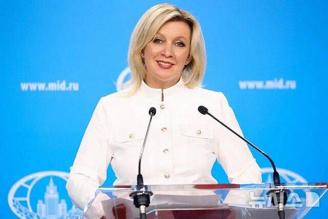 마리야 자하로바 러시아 외무부 대변인. 러시아가 한국이 북대서양조약기구(NATO·나토)의 '우크라이나 우선 요구 목록(PURL)'에 참여하면 보복하겠다고 밝혔다. /러시아 외무부.뉴시스