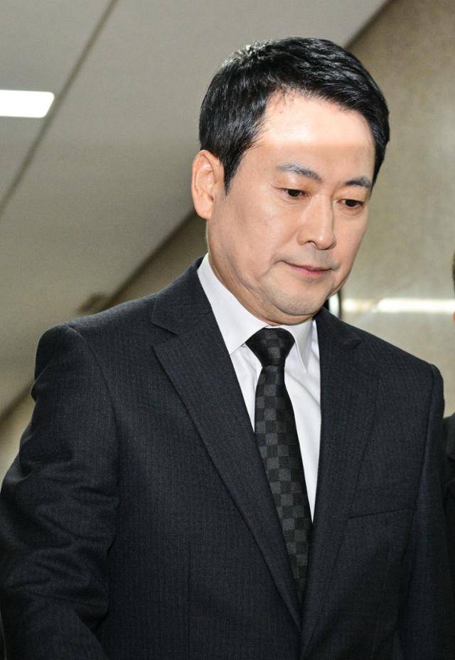 장동혁 국민의힘 당대표가 20일 국회 본관에서 윤석열 전 대통령 선고 관련 입장 발표 기자회견에 참석하고 있다. 최주연 기자