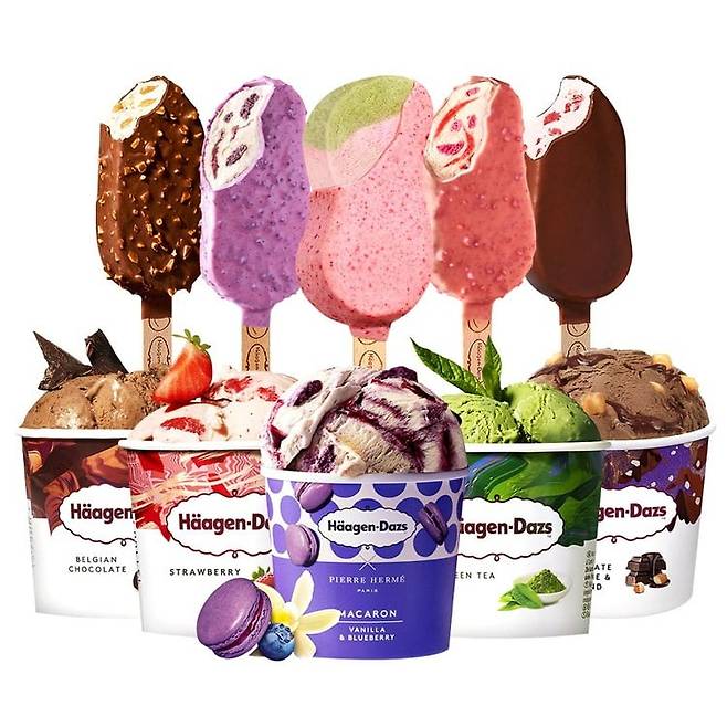 하겐다즈 미니컵 3종 + 스틱바 3종 / 이랜드몰