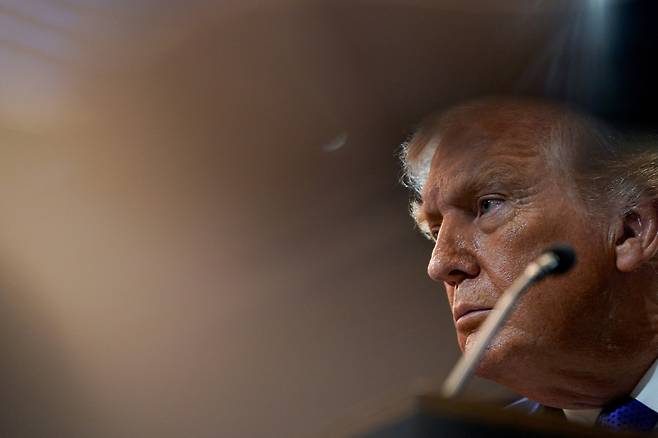 도널드 트럼프 미국 대통령.(연합뉴스)
